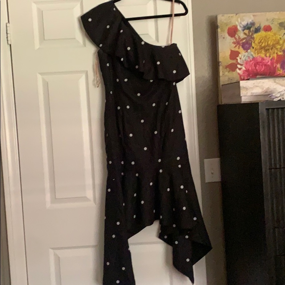 Revolve Fame and Partners ONE shoulder dress